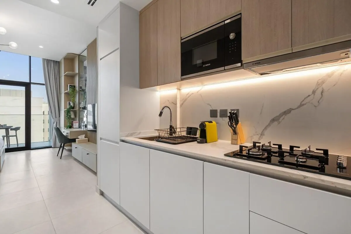 Apartment Studio Al Furjan By Stay In Homes - Marina 12Min - Self Checkin - Metro - Parking Dubai