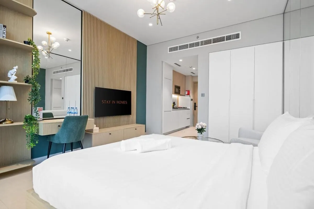 Apartment Studio Al Furjan By Stay In Homes - Marina 12Min - Self Checkin - Metro - Parking Dubai