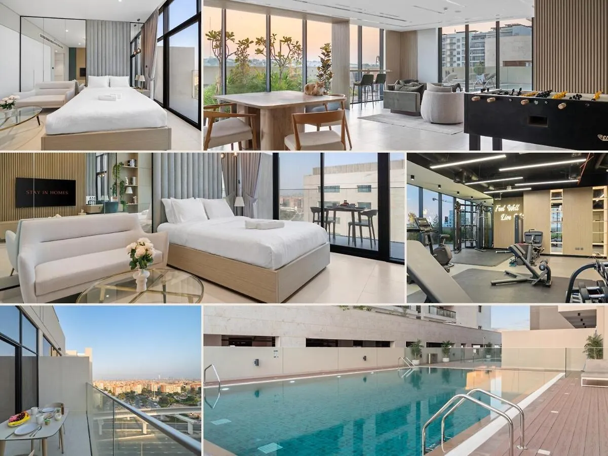 Studio Al Furjan By Stay In Homes - Marina 12Min - Self Checkin - Metro - Parking Dubai